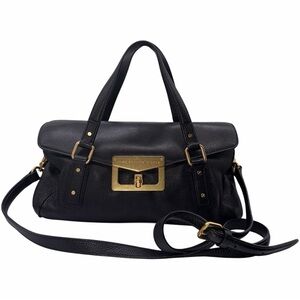 Marc Jacobs “Bianca” Satchel Convertible Crossbody Strap Leather Handbag